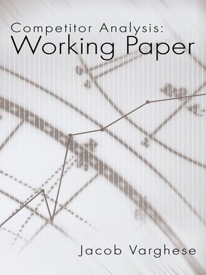 cover image of Competitor Analysis:Working Paper